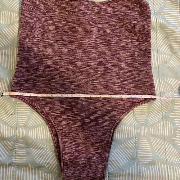 Tropic Of C The Sculpting C Heather Purple Compression Bodysuit Size Large - Picture 5 of 6